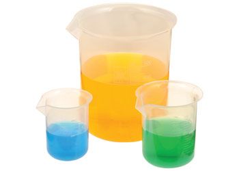 Beakers plastic 50/100/250/500/1000ml