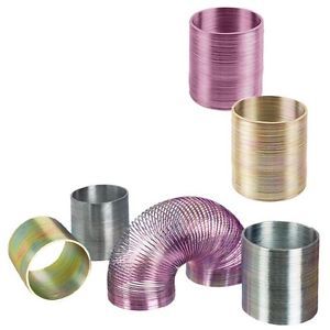 Metallic silly slinky round - mini