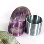 Metallic silly slinky round 56mm