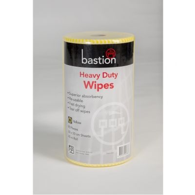 Wipes heavy duty 45m 30x50cm Yellow 90s