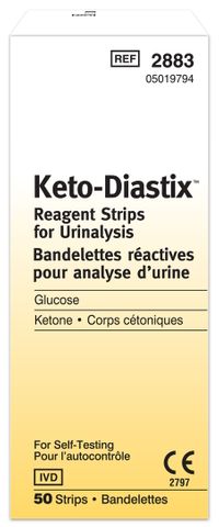 Keto-Diastix urinalysis strips