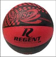 Outdoor rubber Basketball Size 3 blk/red
