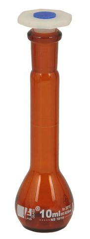 Flask volumetric amber class A 10ml