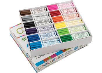 Creatistics slim colouring markers