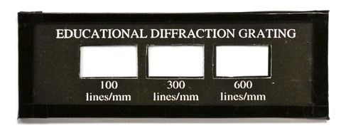 Diffraction grating 3-in-1 (100/300/600)
