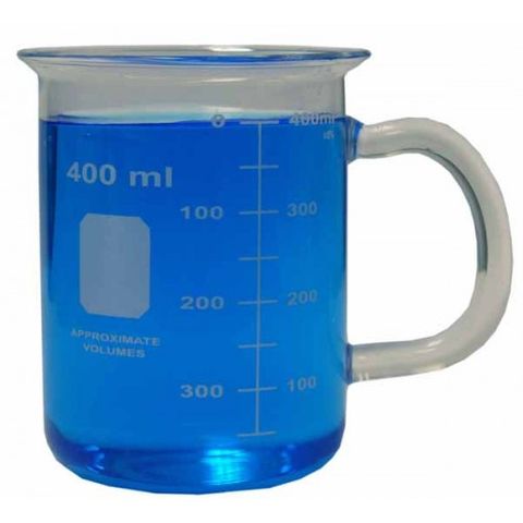 Beaker mug with handle 400ml