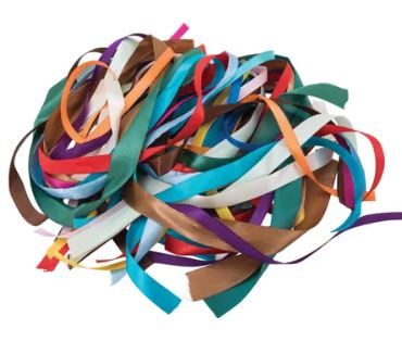 Ribbons assorted colours