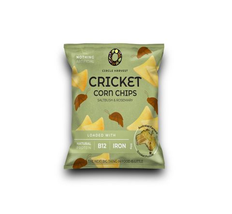 Cricket Corn Chips 50g - Salt & Rosemary