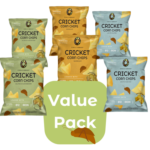 Cricket Corn Chips - Value Pack 6pk