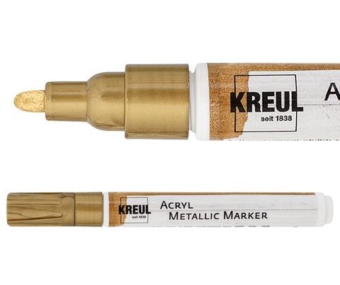 Kreul acryl metallic marker med gold