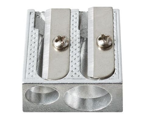 Pencil Sharpener Metal Double