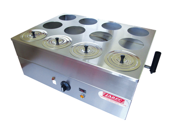 Bath boiling 4x 100mm holes S/S