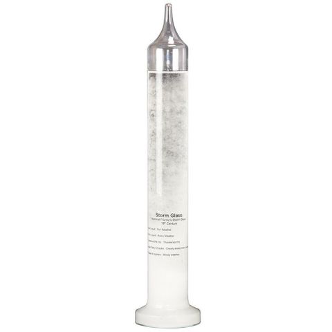 Fitzroy's storm glass 28cm tall
