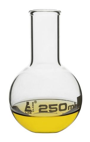 Flask flat bottom narrow neck 250ml