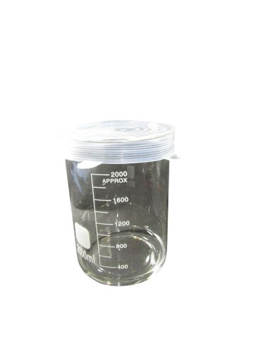 Beaker cover silicone Large 140mm diam.