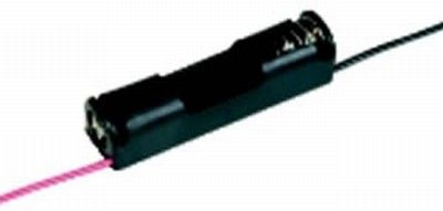 Battery holder with leads 1x AAA