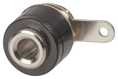 Banana plug socket Black