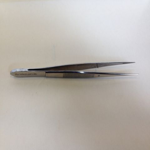 Forceps sharp point straight 150mm