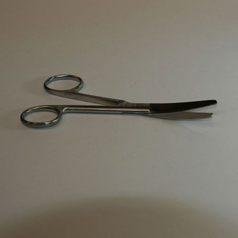 Scissors surgical curved blunt 130mm