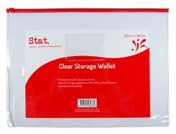 Storage wallets clear 390x285mm x/largel