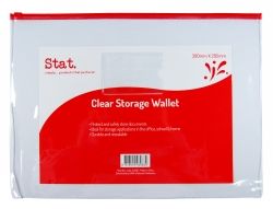 Storage wallet clear 390x285mm