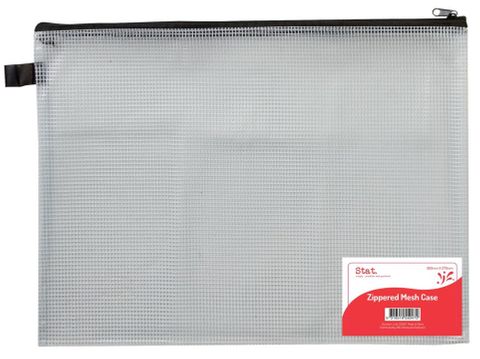 Case PVC zip mesh 360x270mm large