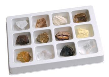 Mineral collection set of 12