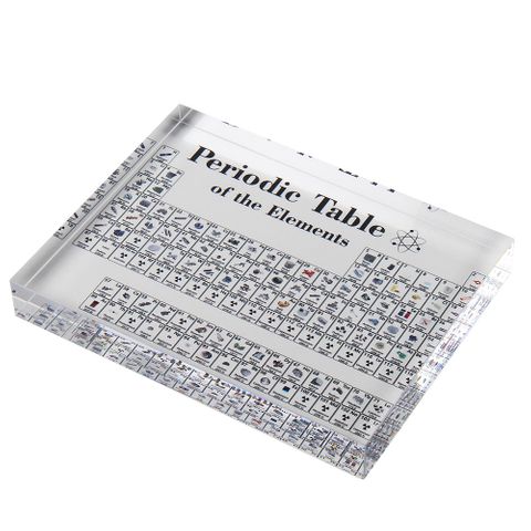 Periodic Table of Elements in Acrylic