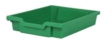 Tray storage shallow Green 75mm