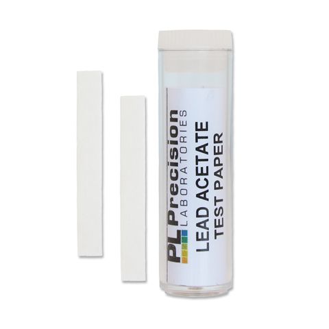 Lead acetate indicator paper