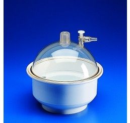 Desiccator vacuum 250mm PP base & PC lid