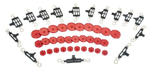 Pulley assembly set of 15
