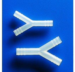 Y connector untapered PP 16mm OD