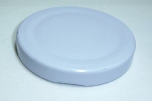 Cap metal twist type 63mm White