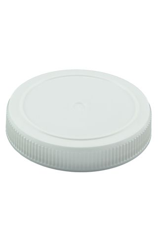 Lid 95mm screw type white PE