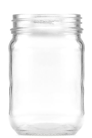 Jar glass screw cap 250ml w/o lid