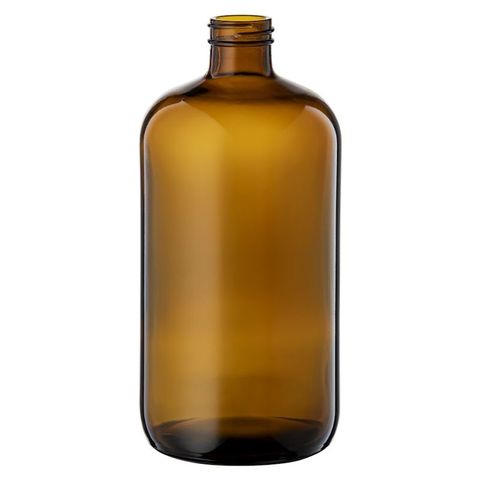 Bottle amber glass 1000ml 33-400 neck