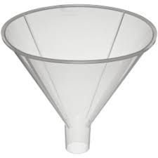 Funnel powder PP 150 mm dia.