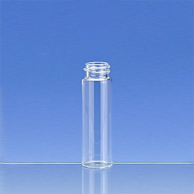 Vials 16ml clear glass 18-400 (no cap)