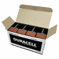 Batteries Duracell alkaline 9V