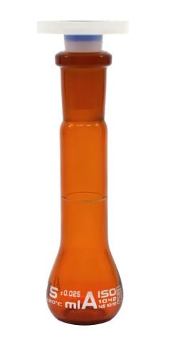 Flask volumetric amber Class A 5ml