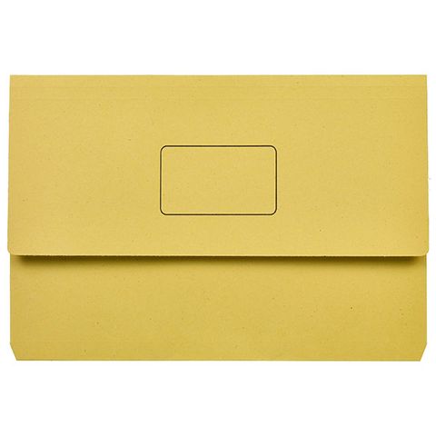 Document wallet Slimpick Marbig yellow