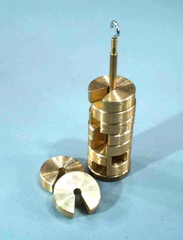 Weight brass slotted 25g