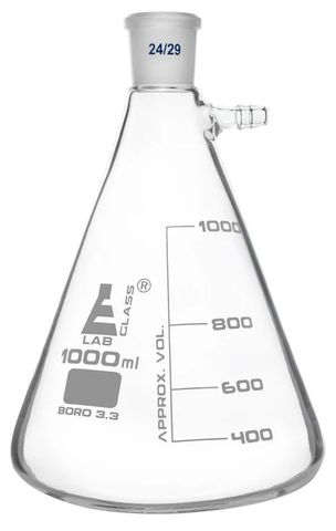Filter flask (vacuum) glass 1000ml B24