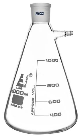 Filter flask (vacuum) glass 1000ml B29