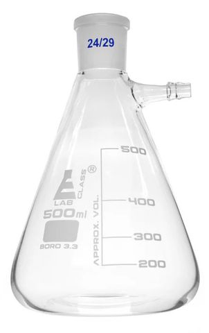 Filter flask (vacuum) glass 500ml B24