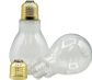 Clear Plastic Fillable Light Bulbs