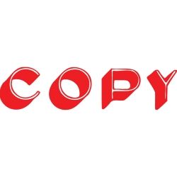 X-stamper "COPY" red
