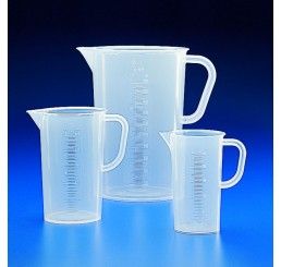 Jug tall form PP 250ml moulded grads