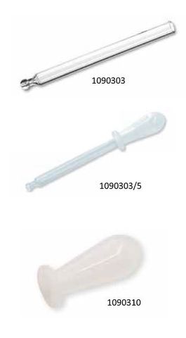 Eye dropper 80mm glass & silicon teat